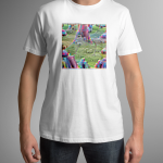 Man-tshirt-front-aed-valge